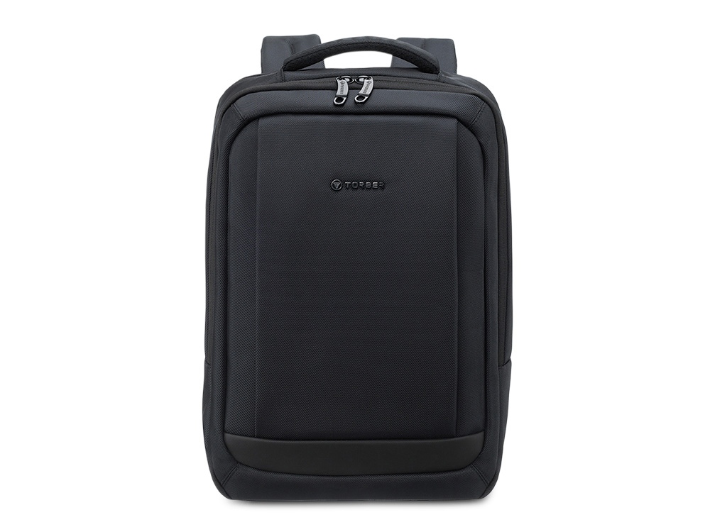 Рюкзак TORBER ВОЯЖ c отделением для ноутбука 17'', черный, полиэстер 900D, 31х17х44 см, 18 л Рюкзак TORBER ВОЯЖ c отделением для ноутбука 17'', черный, полиэстер 900D, 31х17х44 см, 18 л