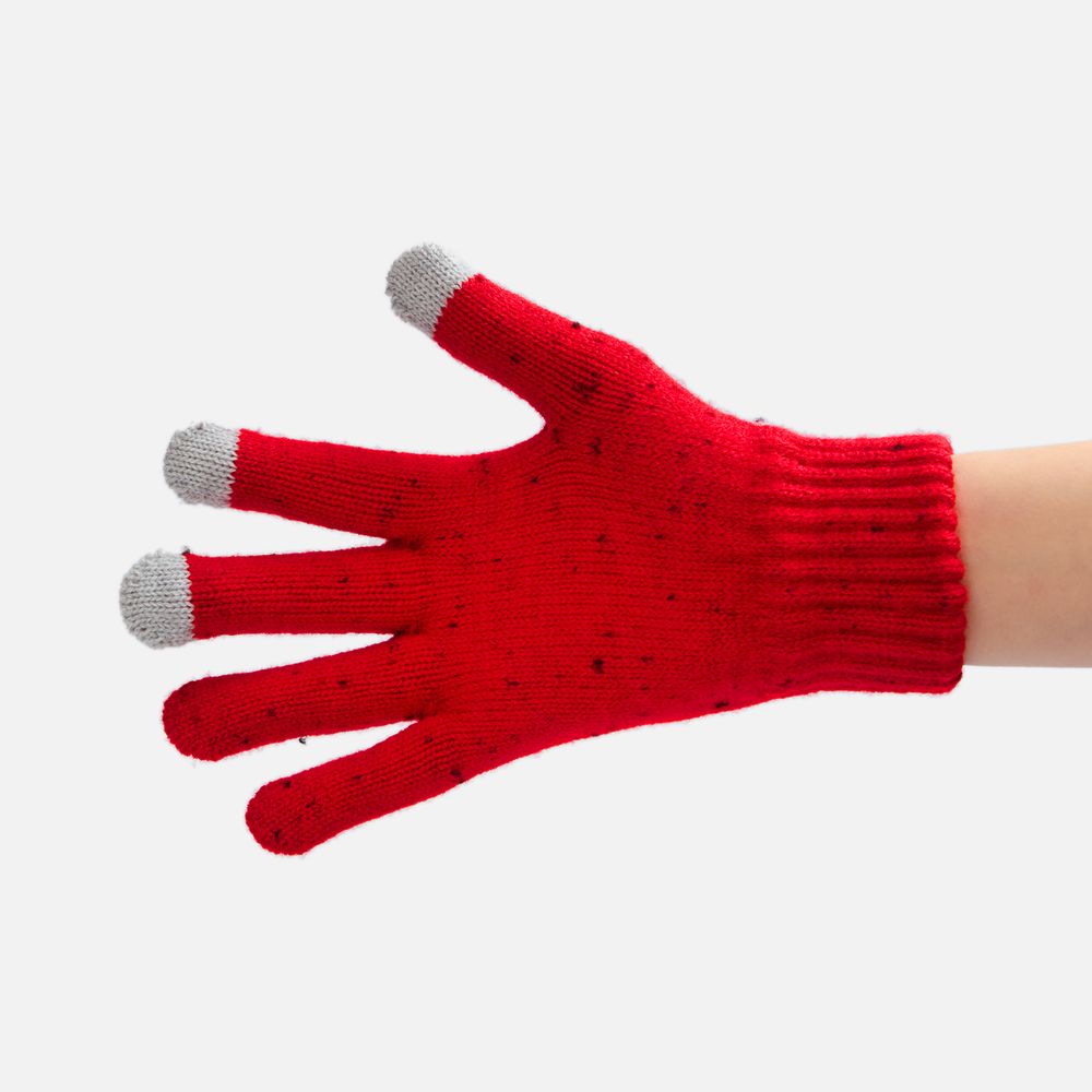 Перчатки сенсорные Spotti Senso, красные