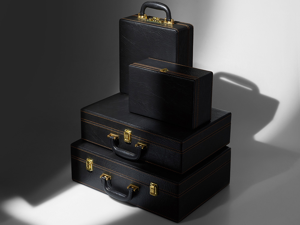 Дипломат подарочный, темно-коричневый