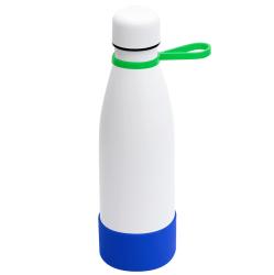 Термобутылка герметичная вакуумная Olivia To Go, белый/зелёный/синий