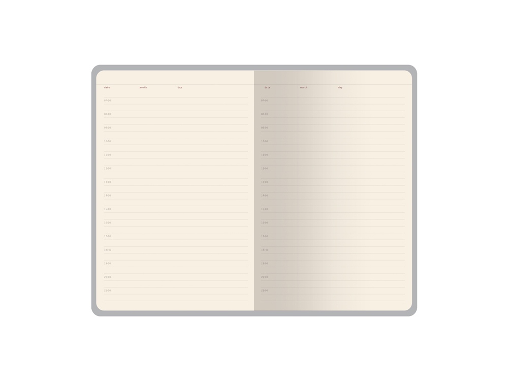 Ежедневник недатированный А5 Soho, красный