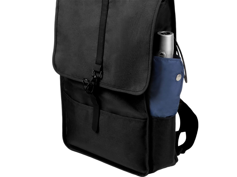 Рюкзак Rony из переработанного пластика, черный Рюкзак Rony из переработанного пластика, черный