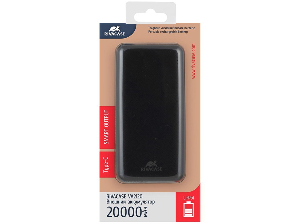 RIVACASE VA2120 (20000mAh), внешний аккумулятор /24 RIVACASE VA2120 (20000mAh), внешний аккумулятор /24