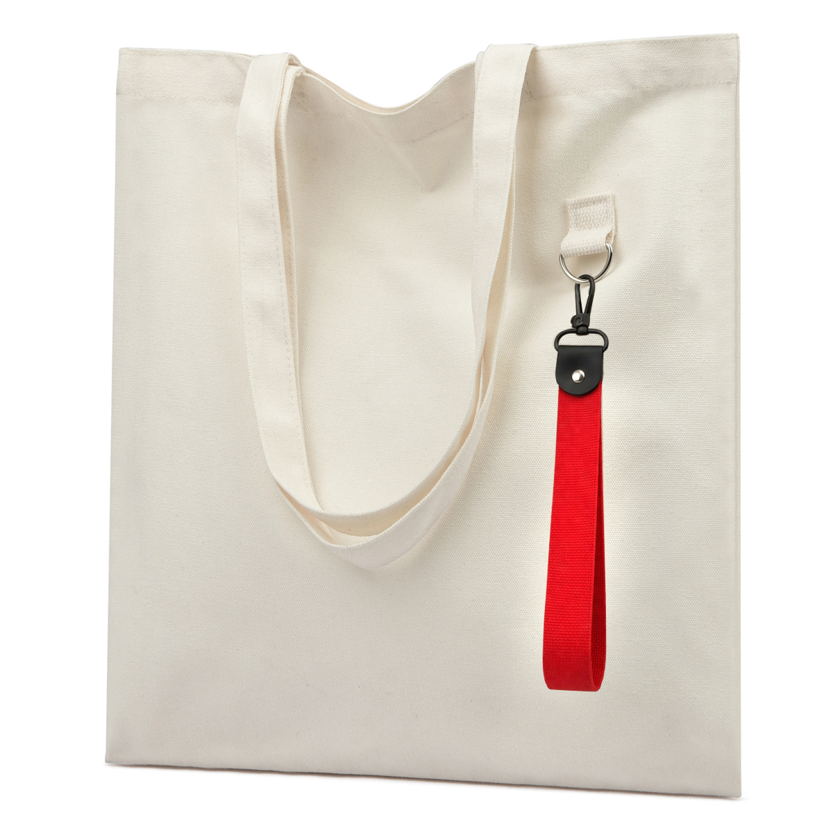 Сумка для покупок LUMISSA 325 г/м² с ремувкой, натуральный/красный Сумка для покупок LUMISSA 325 г/м² с ремувкой, натуральный/красный