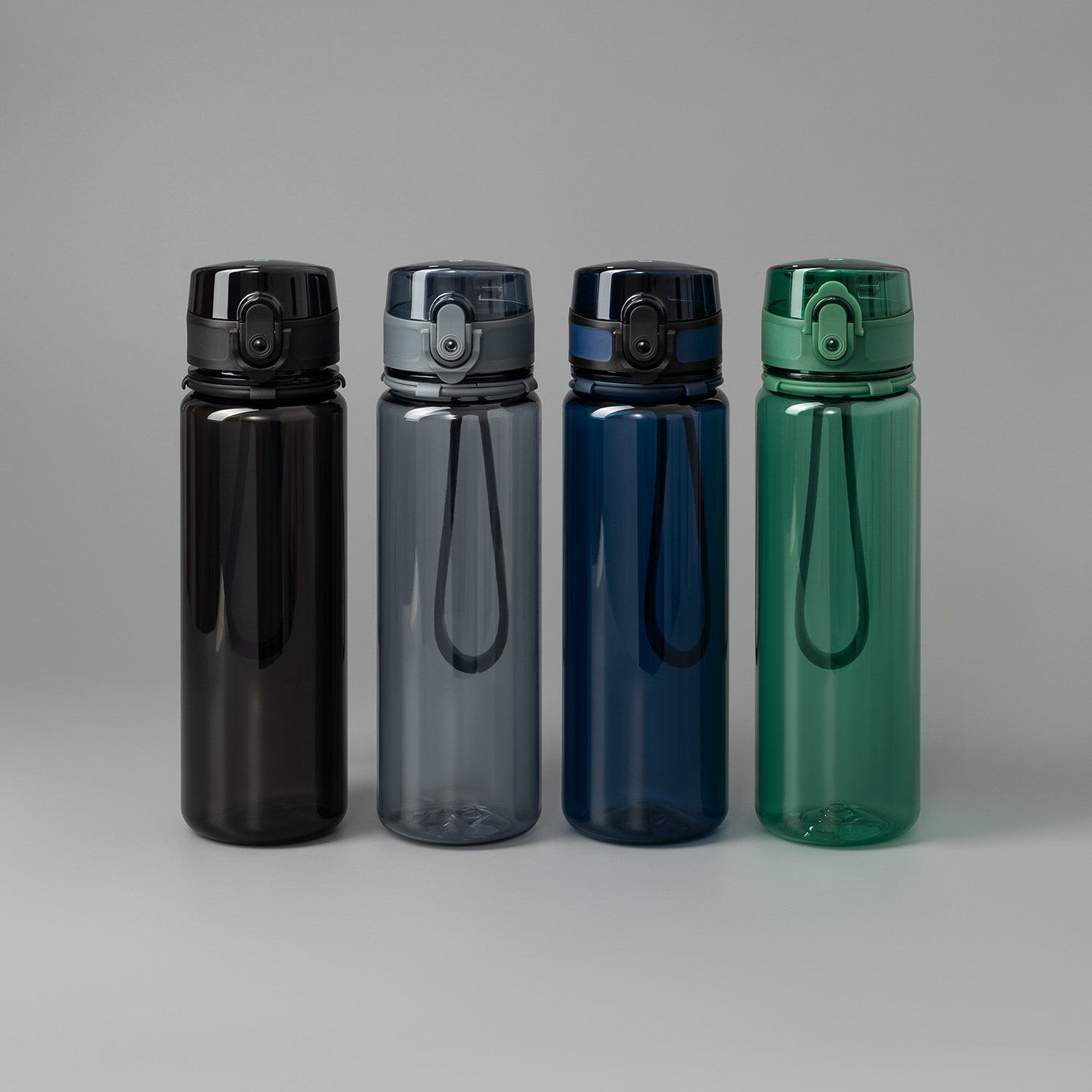 Бутылка для воды Комо (Como), черная