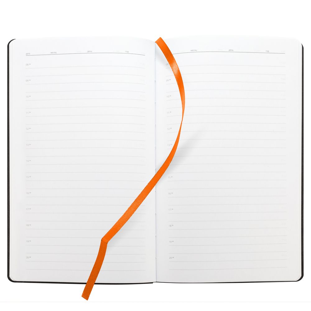 Ежедневник Knit, недатированный, оранжевый Ежедневник Knit, недатированный, оранжевый