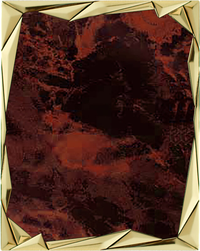 Диплом металлический (бордо)