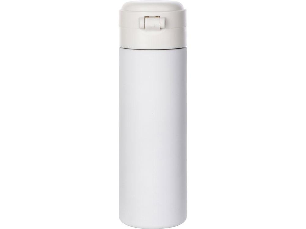 Вакуумная термокружка Waterline c кнопкой Guard, 400 мл, тубус, белый (Р) Вакуумная термокружка Waterline c кнопкой Guard, 400 мл, тубус, белый (Р)