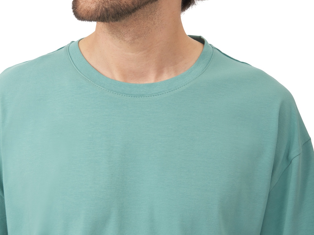 Футболка оверсайз Vienna унисекс , припылено-бирюзовый