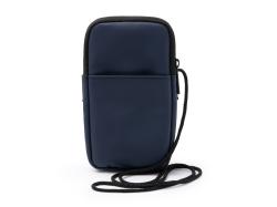 Сумка для мобильного телефона SEUL из экокожи, синий нейви