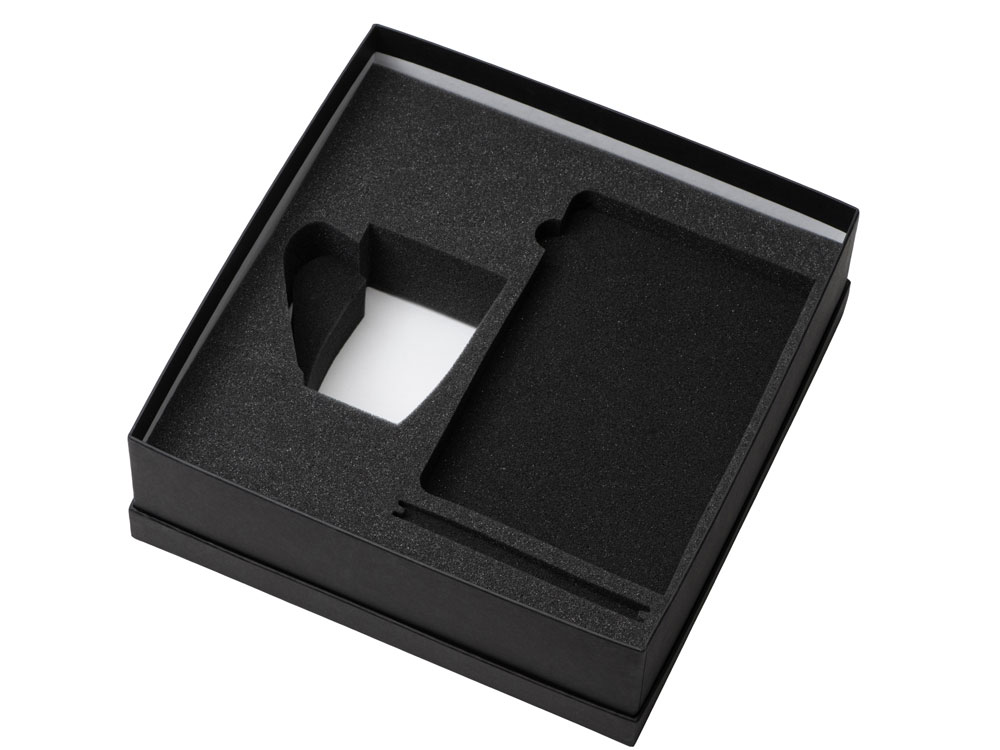 Подарочный набор с блокнотом С1, металлической ручкой и кружкой, черный