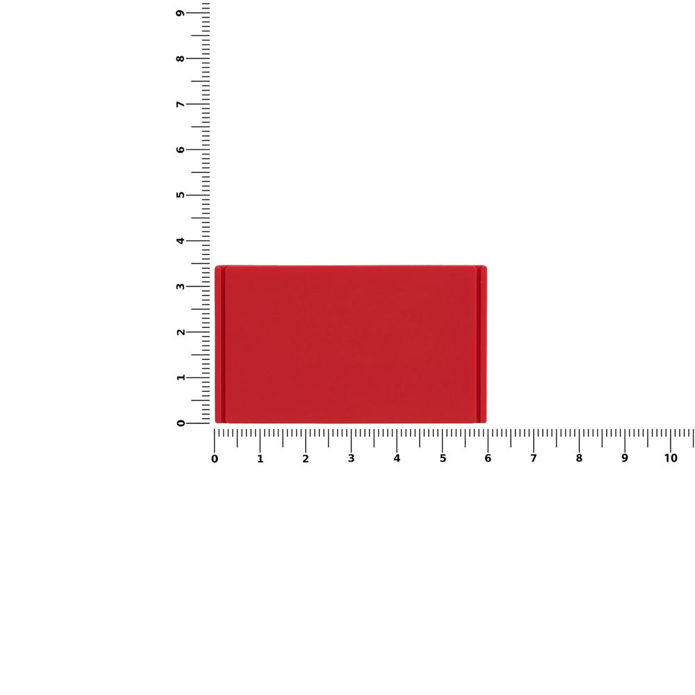 Лейбл из ПВХ Dzeta, M, красный