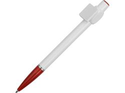 Ручка шариковая Тенерифе, белый/красный