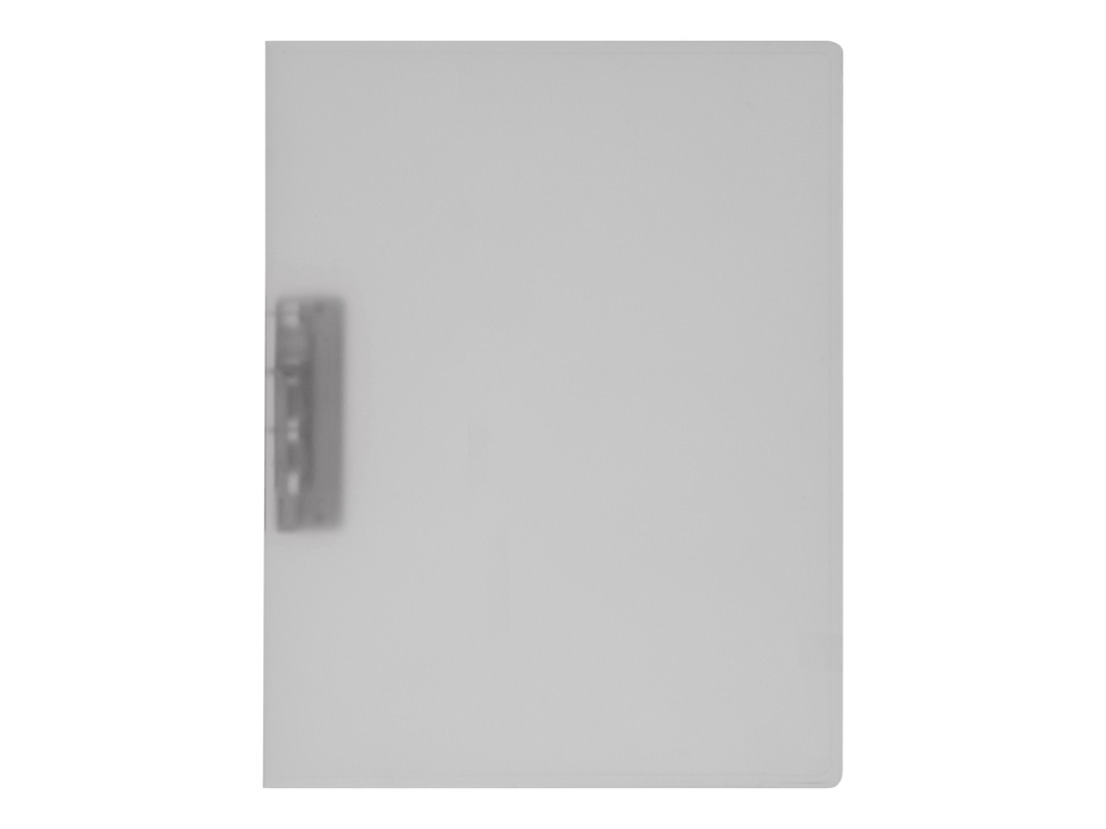 Папка пластиковая с боковым зажимом, прозрачный