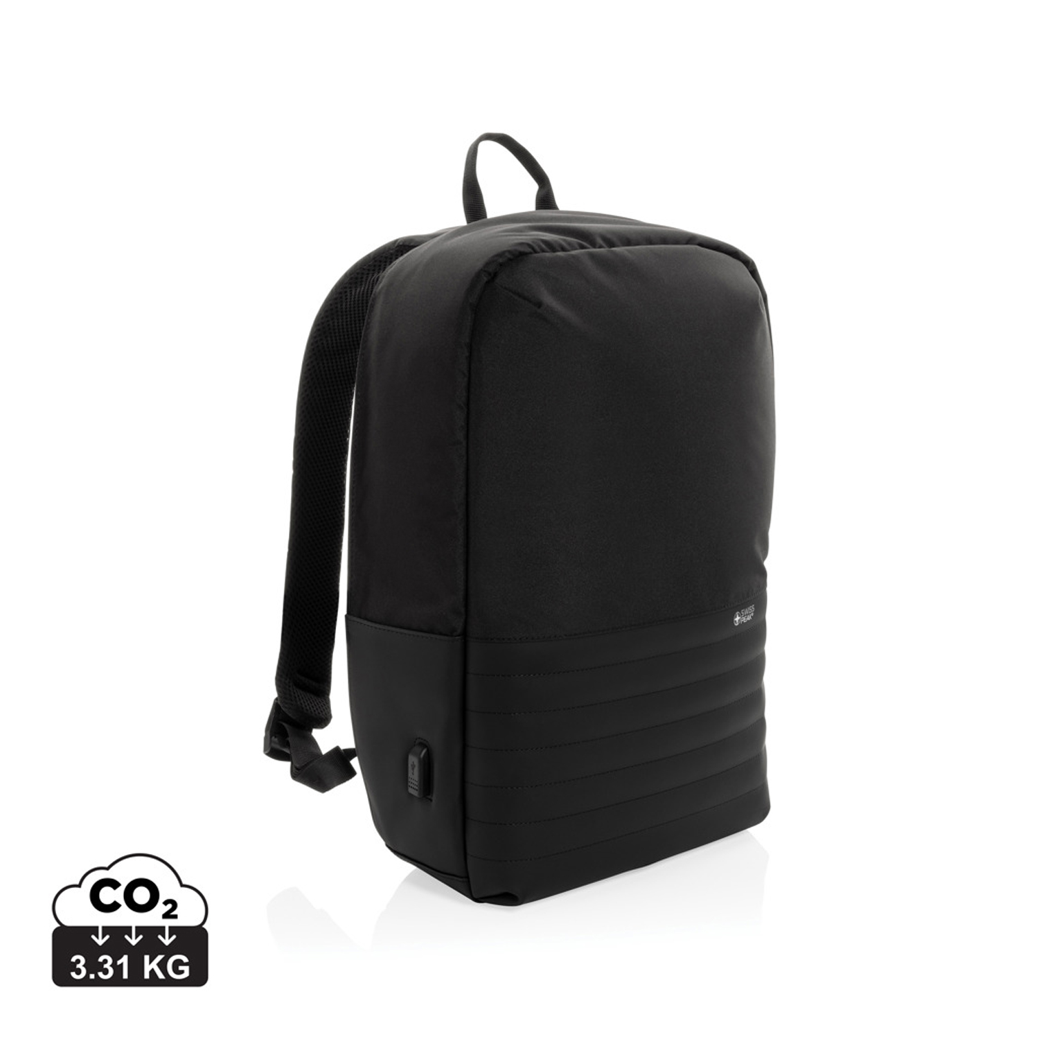 Антикражный рюкзак для ноутбука Swiss Peak с RFID-защитой из rPET AWARE™, 15,6’’