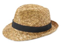 Pricus соломенная шляпа - сплошной черный / Натуральный