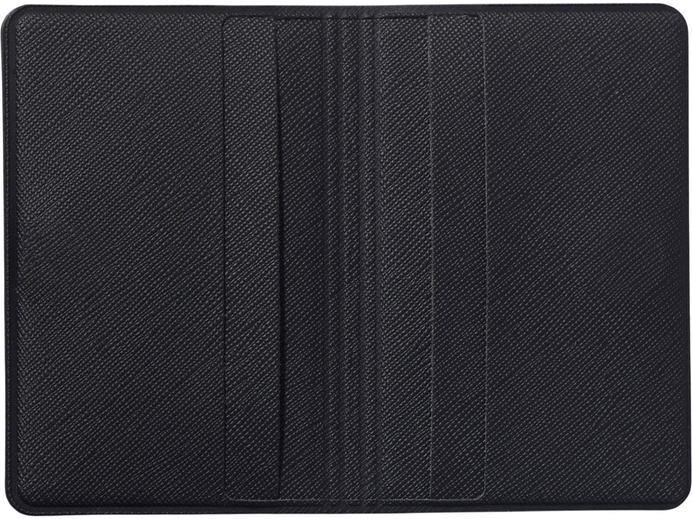 Футляр-книжка на 4-е карты с RFID Favor, черный