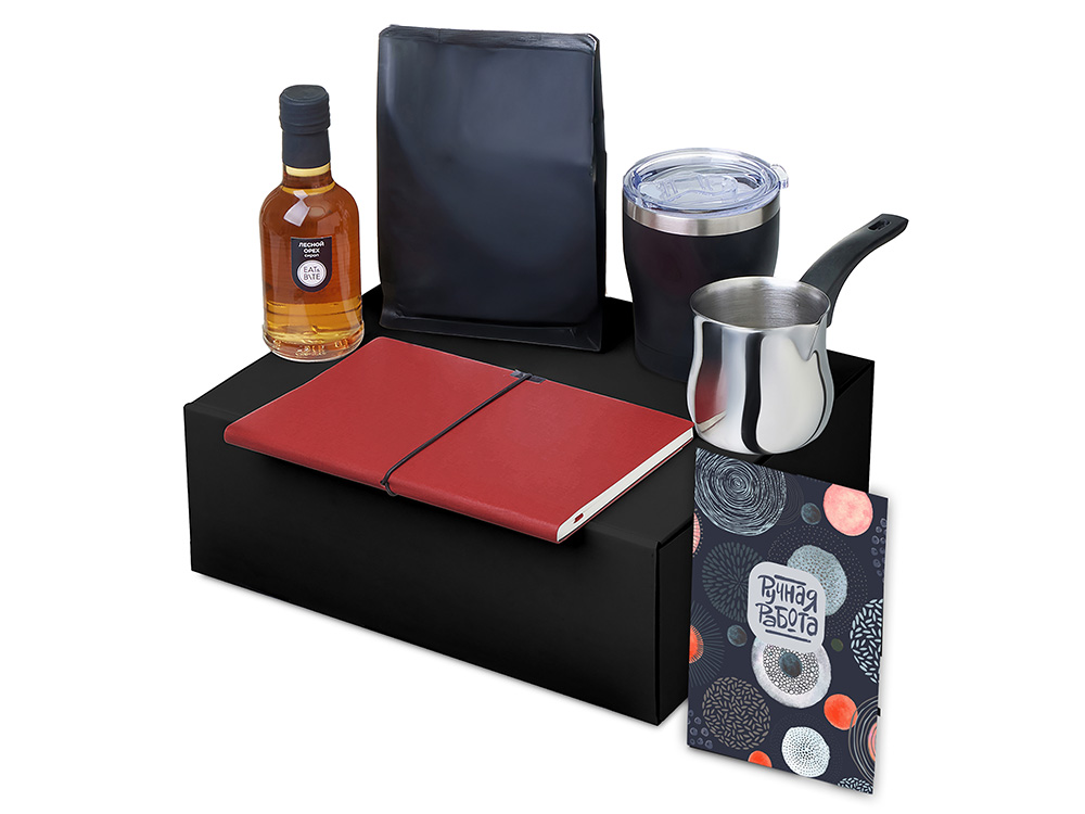 Подарочный набор Re:y. Routine с туркой, термокружкой и кофе Подарочный набор Re:y. Routine с туркой, термокружкой и кофе