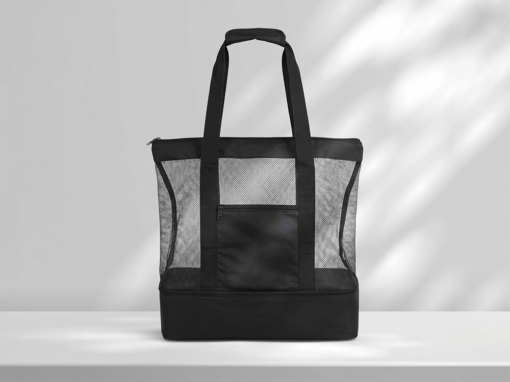 Пляжная сумка с изотермическим отделением Coolmesh, черный