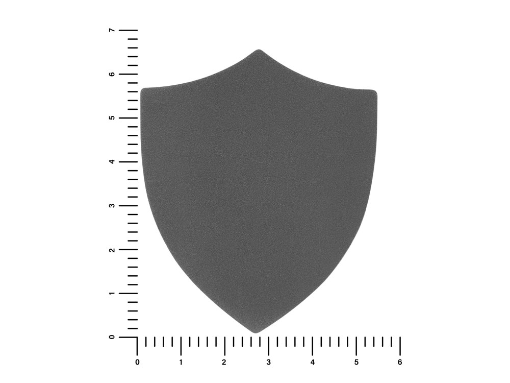 ПАТЧ ЩИТ nubuk (серый) 6,6 х 5,5 см ПАТЧ ЩИТ nubuk (серый) 6,6 х 5,5 см