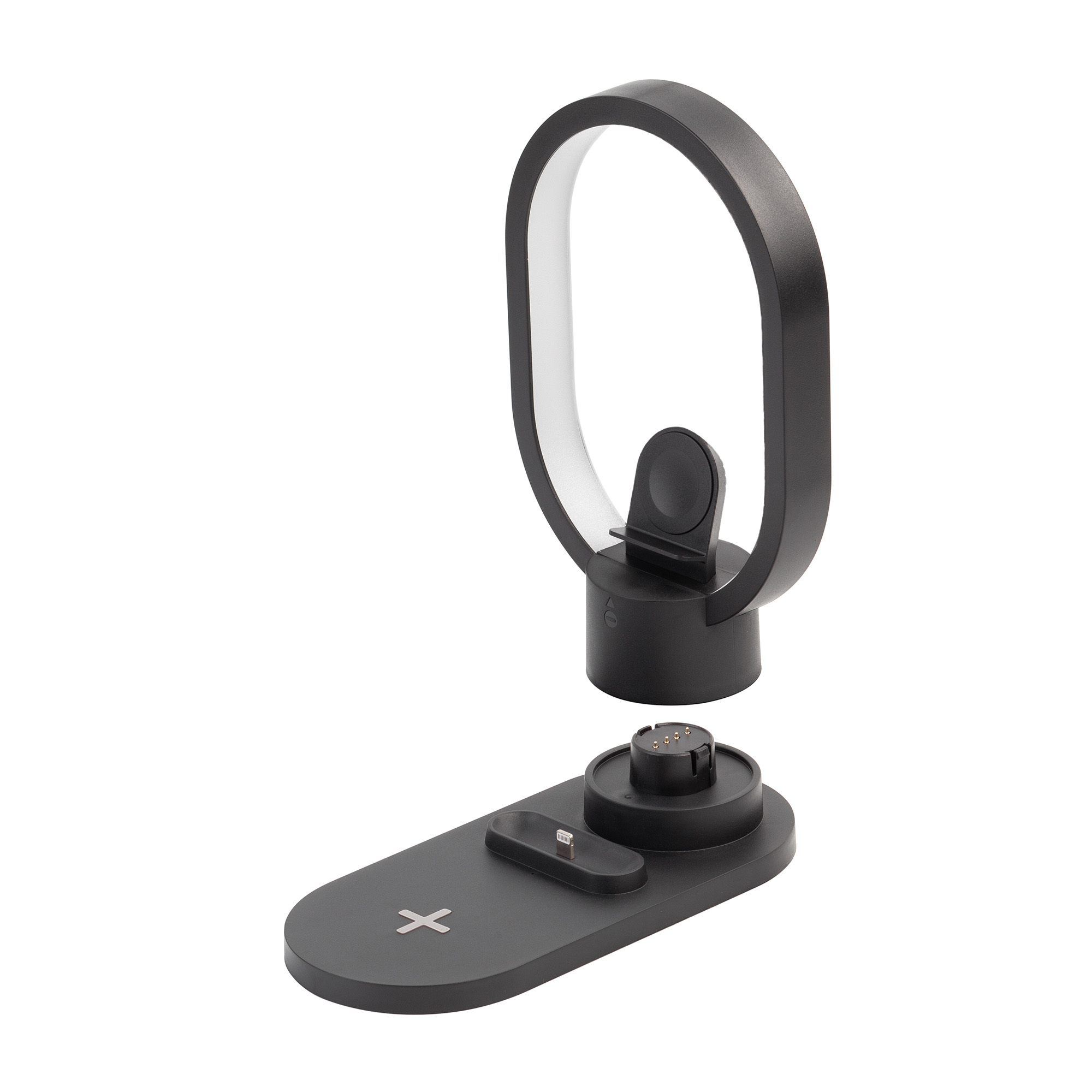 Настольная беспроводная (15W) зарядная станция "Starship" с лампой Настольная беспроводная (15W) зарядная станция "Starship" с лампой