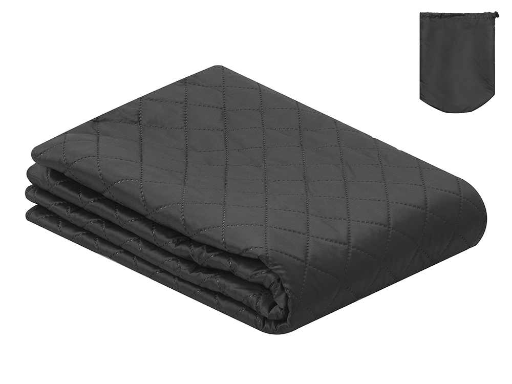 Пончо Cappy с капюшоном на липучке в мешке, черный