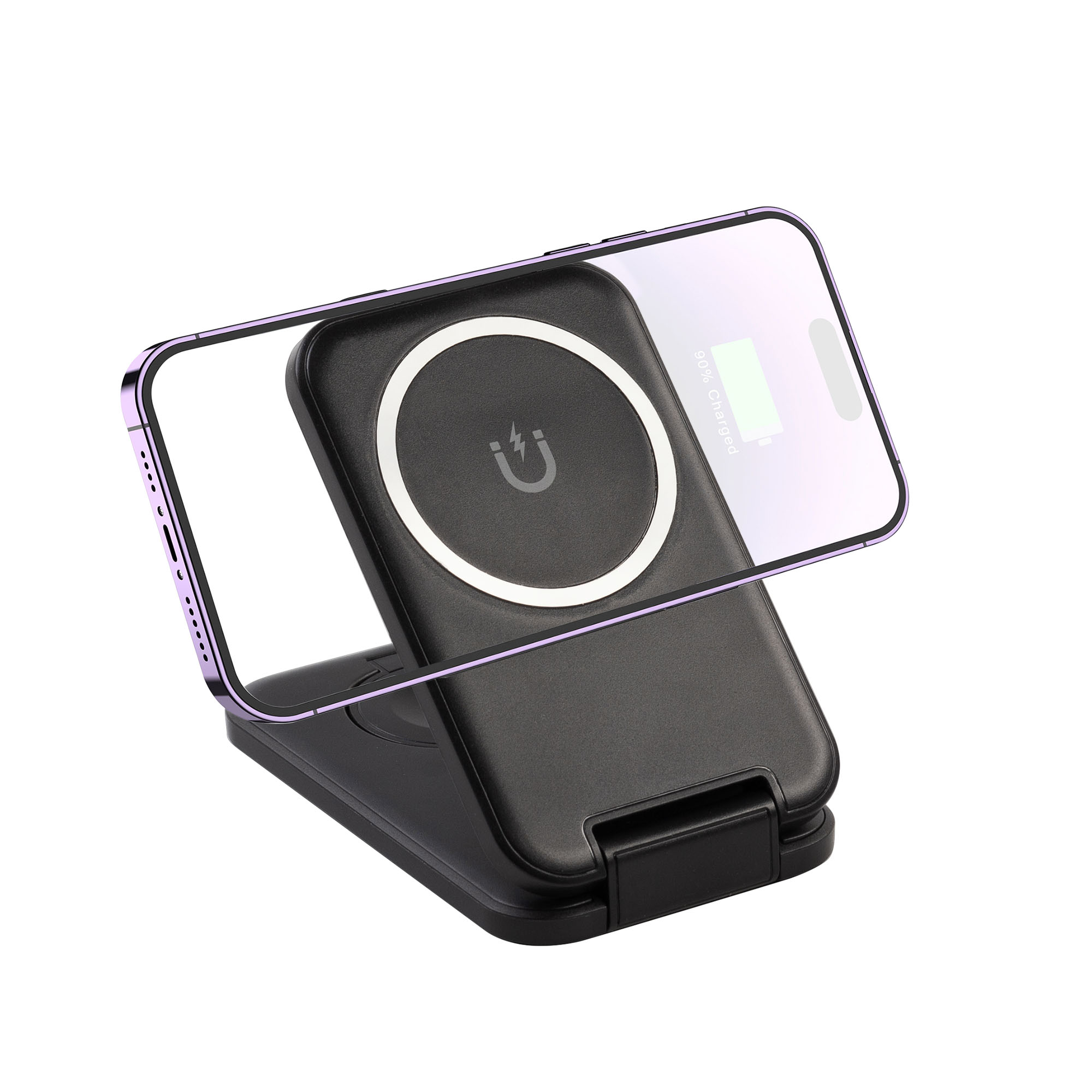 Складная беспроводная (15W) зарядная станция "Slap" с MagSafe