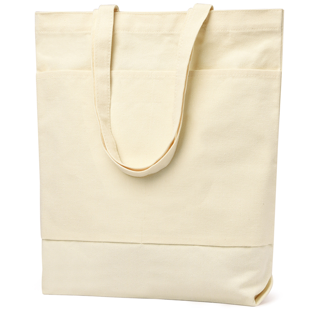 Сумка для покупок JETTA 325 г/м² с шильдом - самолёт, натуральный