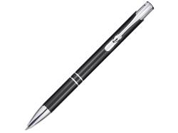 Шариковая ручка Moneta из переработанного алюминия (черные чернила) - Черный