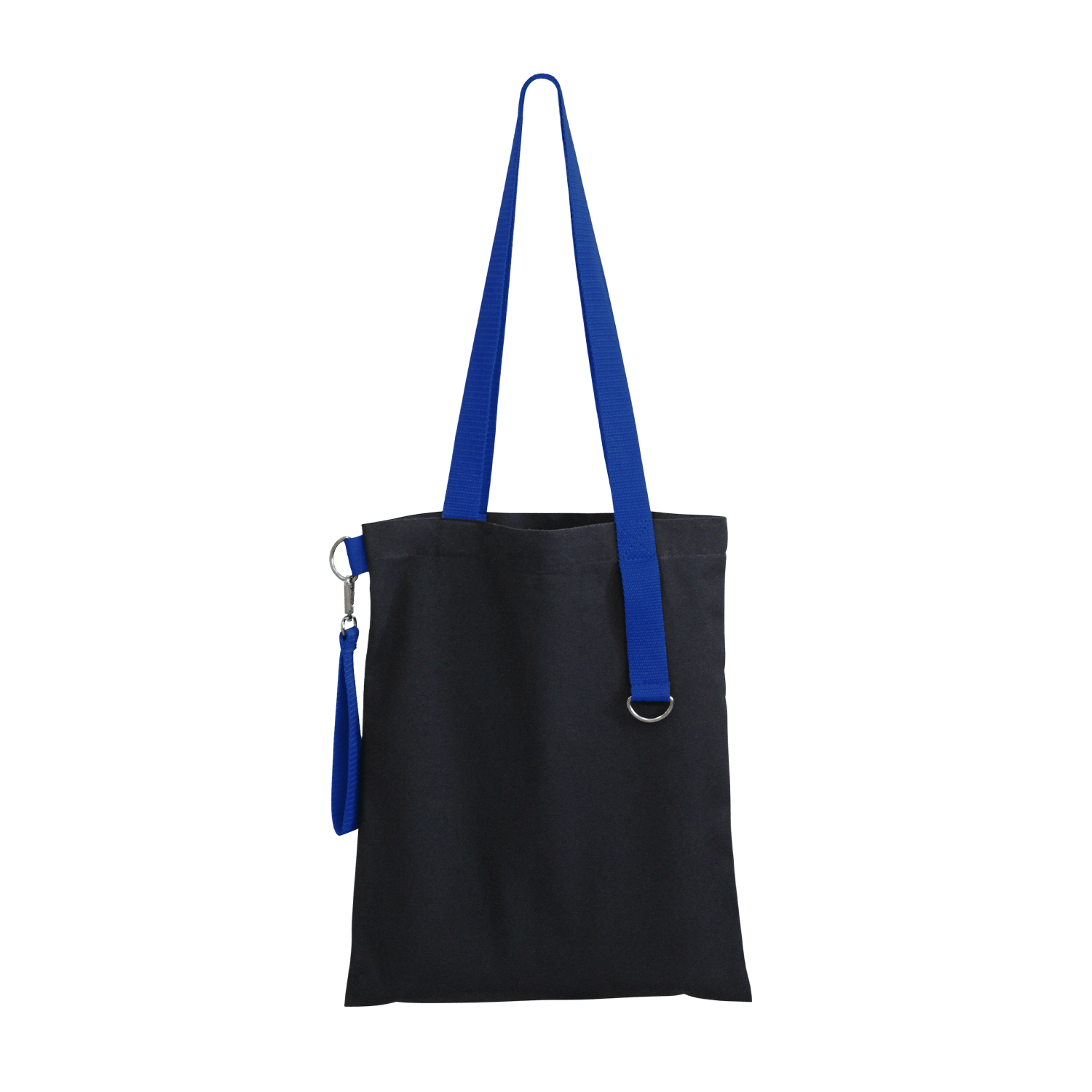 Шоппер Superbag black с ремувкой 4sb (чёрный с синим)