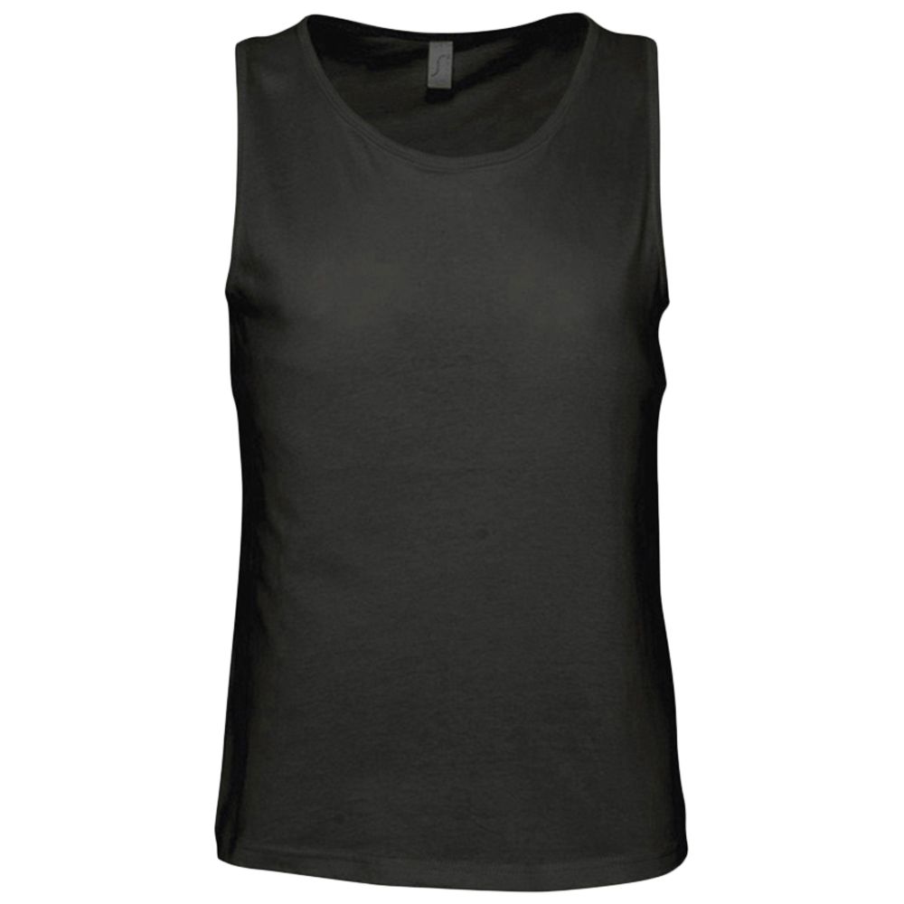 Майка мужская Justin 150, черная Майка мужская Justin 150, черная