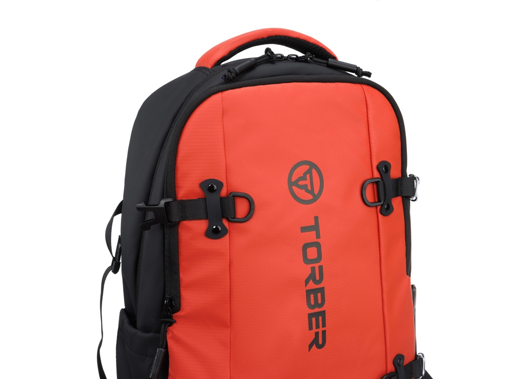 Рюкзак спортивный TORBER Xtreme 18, оранжевый/чёрный, 31 х 12 х 46 см, 17л Рюкзак спортивный TORBER Xtreme 18, оранжевый/чёрный, 31 х 12 х 46 см, 17л