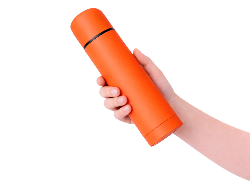 Термос Ямал Soft Touch, 500мл, оранжевый