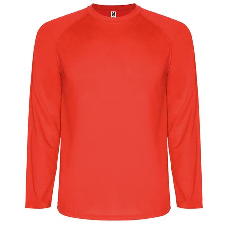 Спортивная футболка MONTECARLO L/S мужская, КРАСНЫЙ L