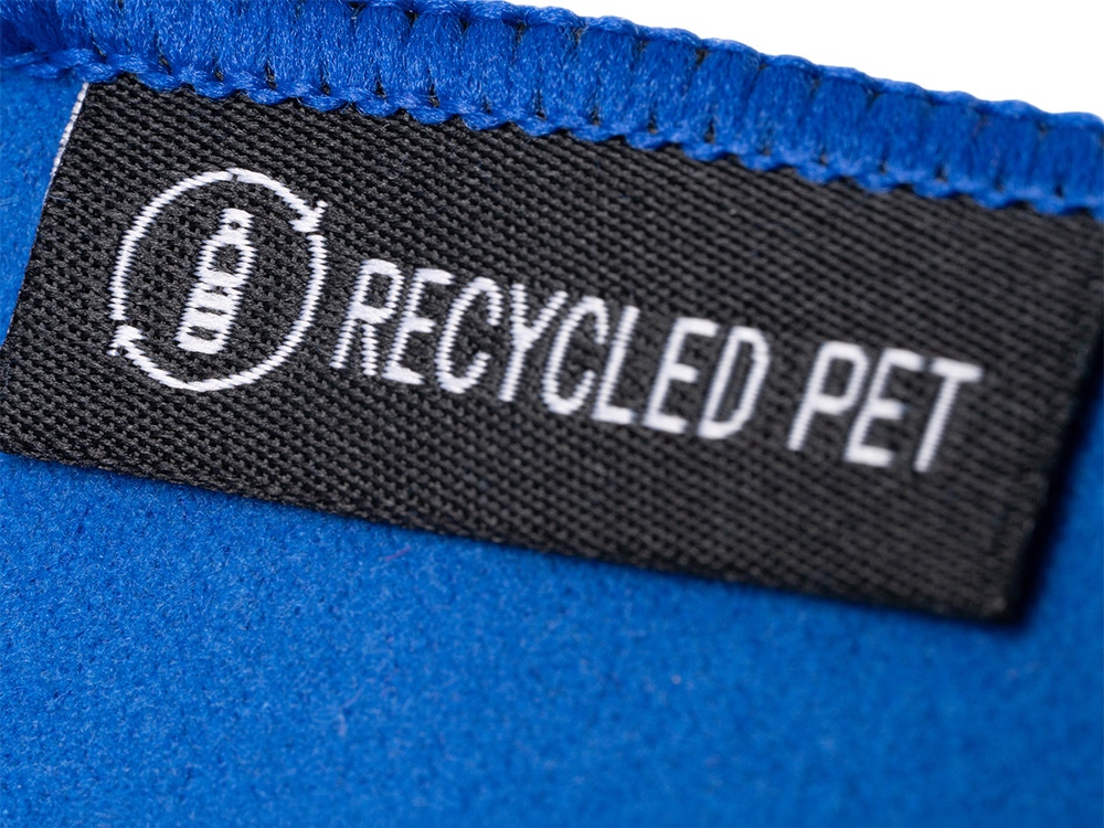 Легкое полотенце Gulpi из микрофибры RPET с ремешком для складывания, 38*68 см, королевский синий Легкое полотенце Gulpi из микрофибры RPET с ремешком для складывания, 38*68 см, королевский синий