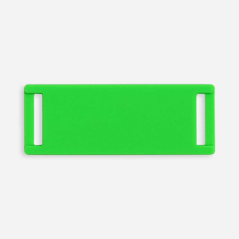 Лейбл из ПВХ Kova, зеленый неон