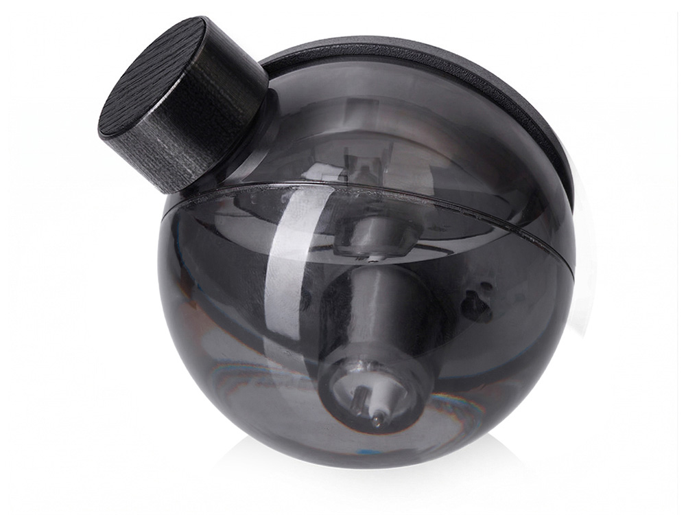 Водяные часы из бамбука Splash Hour, черный Водяные часы из бамбука Splash Hour, черный