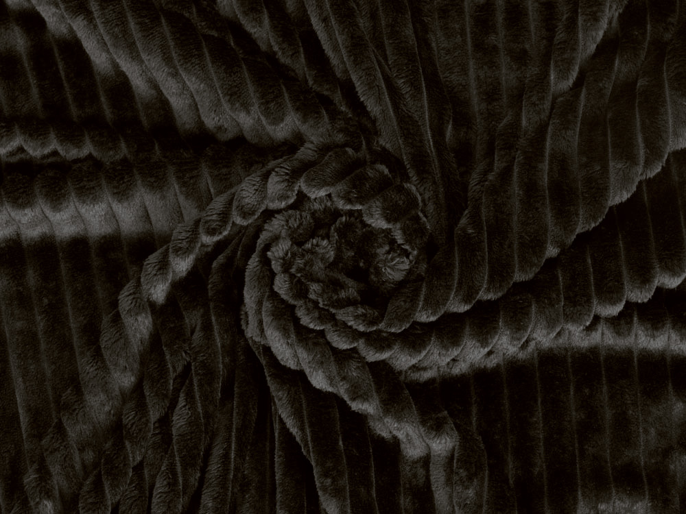 Плед Wave флисовый, черный