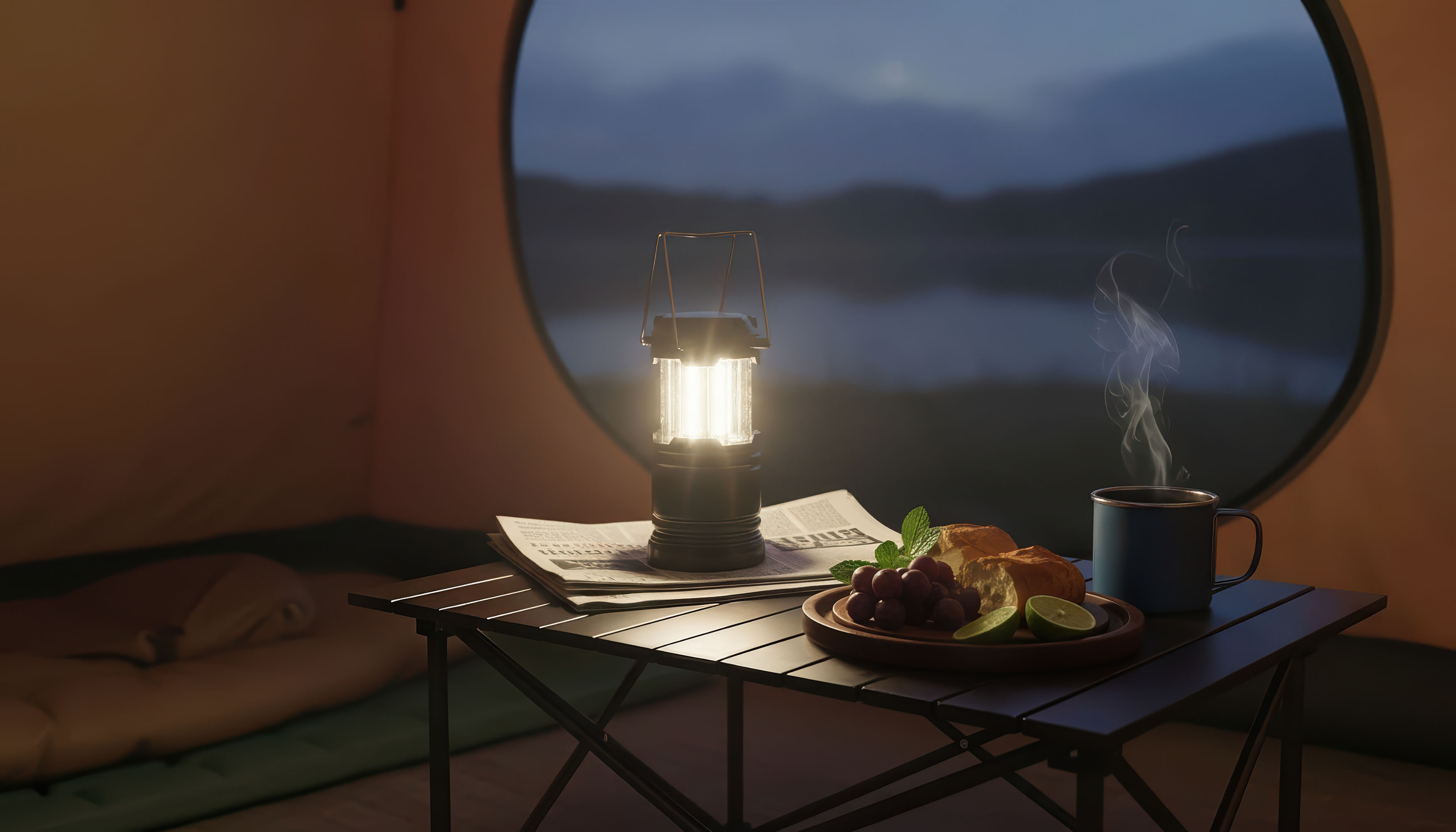 Туристический led-фонарь "Compass" 360˚ Туристический led-фонарь "Compass" 360˚