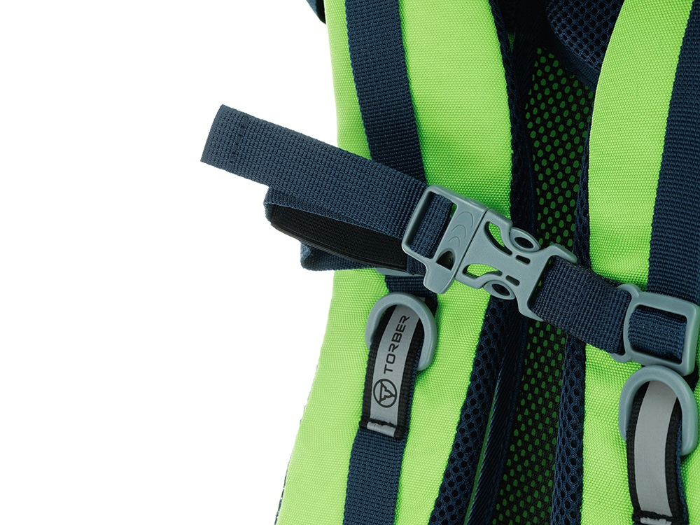 Туристический рюкзак TORBER КЕМПИНГ, синий/салатовый, полиэстер, 36 х 54 х 16 см Туристический рюкзак TORBER КЕМПИНГ, синий/салатовый, полиэстер, 36 х 54 х 16 см