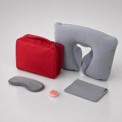 Набор для путешествий Comfy Flight, красный