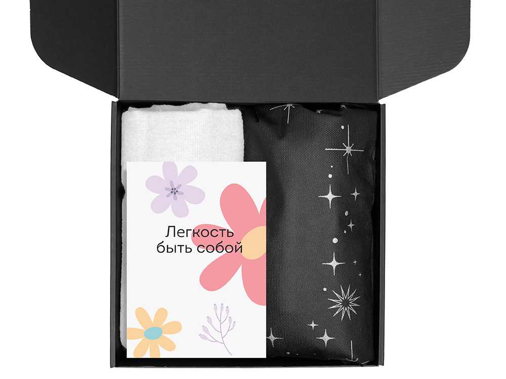 Подарочный набор Re:f. Walk с палантином, шопером и термосом Подарочный набор Re:f. Walk с палантином, шопером и термосом