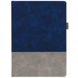 Ежедневник Horizon, недатированный, серый с синим