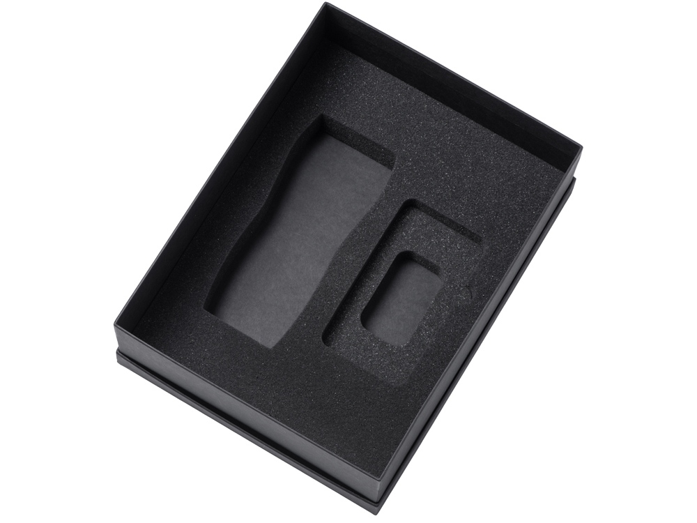 Подарочный набор c термокружкой С1 и повербанком С2, темно-синий Подарочный набор c термокружкой С1 и повербанком С2, темно-синий