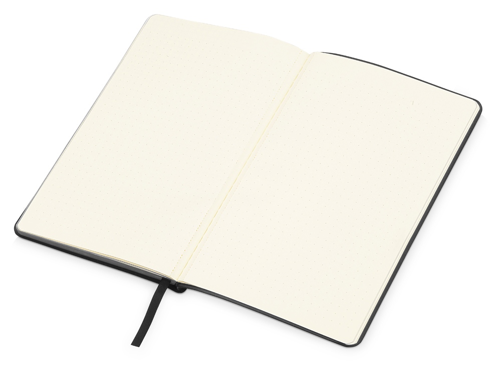 Блокнот Notepeno 130x205 мм с тонированными линованными страницами, черный (Р)