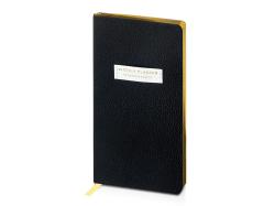 Еженедельник недатированный А6 Black с нашивкой, черный Еженедельник недатированный А6 Black с нашивкой, черный