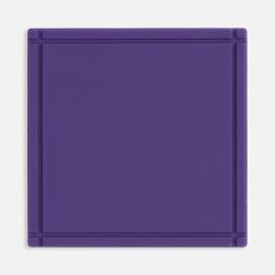 Лейбл из ПВХ Dzeta, L, фиолетовый