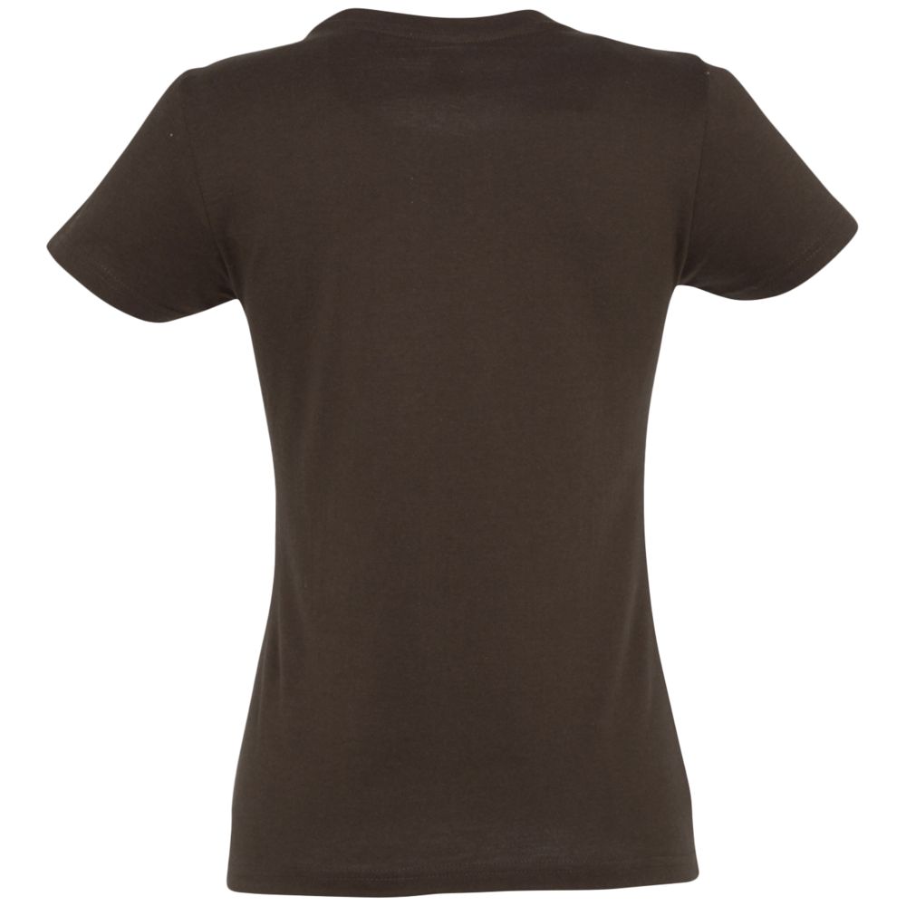 Футболка женская Imperial Women 190, шоколадно-коричневая Футболка женская Imperial Women 190, шоколадно-коричневая