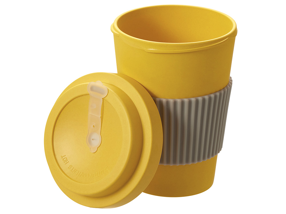 Термокружка Muffin из натуральных волокон, желтый Термокружка Muffin из натуральных волокон, желтый