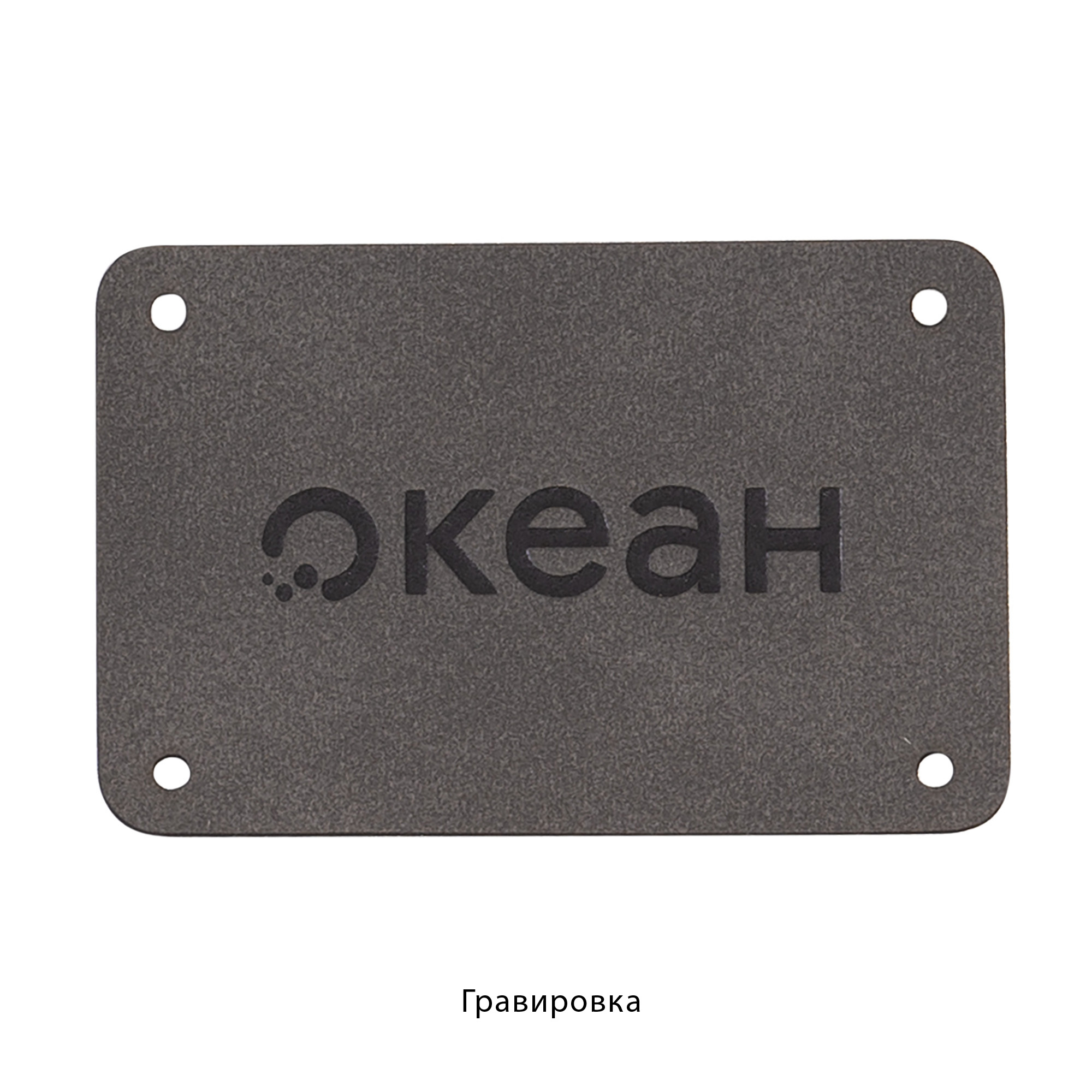 Шильд 4х6 см имитация кожи